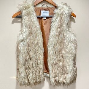 Girls Faux Fur Vest